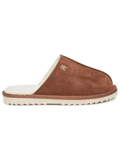 Tommy Hilfiger Shoes Hausschuhe^Leder-Hausschuhe in Braun