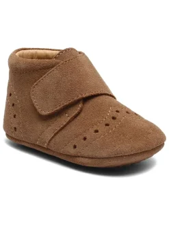Leder-Hausschuhe in Hellbraun>bisgaard Sale