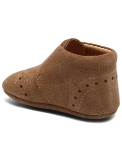 Leder-Hausschuhe in Hellbraun>bisgaard Sale