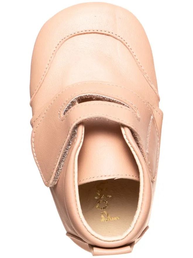 POM POM Hausschuhe^Leder-Hausschuhe in Rosé