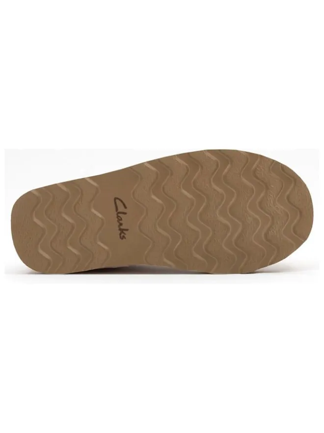 Clarks Hausschuhe|Clogs & Pantoletten^Leder-Hausschuhe in Rosa