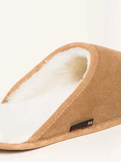 Leder-Hausschuhe "Maha" in Hellbraun>kitz pichler Outlet