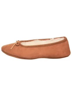 Leder-Hausschuhe "Sabrina" in Hellbraun>kitz pichler Outlet