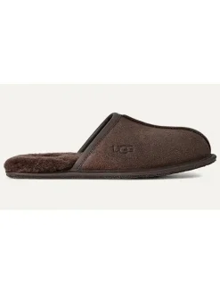 Leder-Hausschuhe "Scuff" in Braun>UGG Outlet