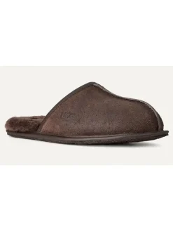 Leder-Hausschuhe "Scuff" in Braun>UGG Outlet