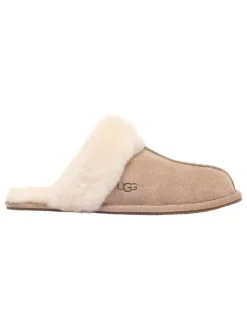 Leder-Hausschuhe "Scuffette II" in Beige>UGG Clearance
