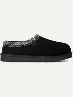 Leder-Hausschuhe "Tasman II" in Schwarz>UGG Outlet