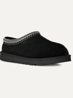 Leder-Hausschuhe "Tasman II" in Schwarz>UGG Outlet