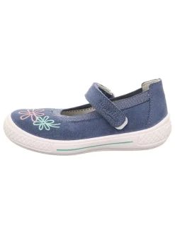 superfit Ballerinas^Leder-Hausschuhe "Tensy" in Blau