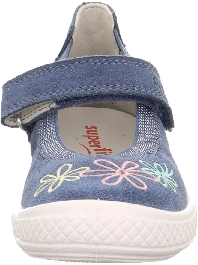 superfit Ballerinas^Leder-Hausschuhe "Tensy" in Blau