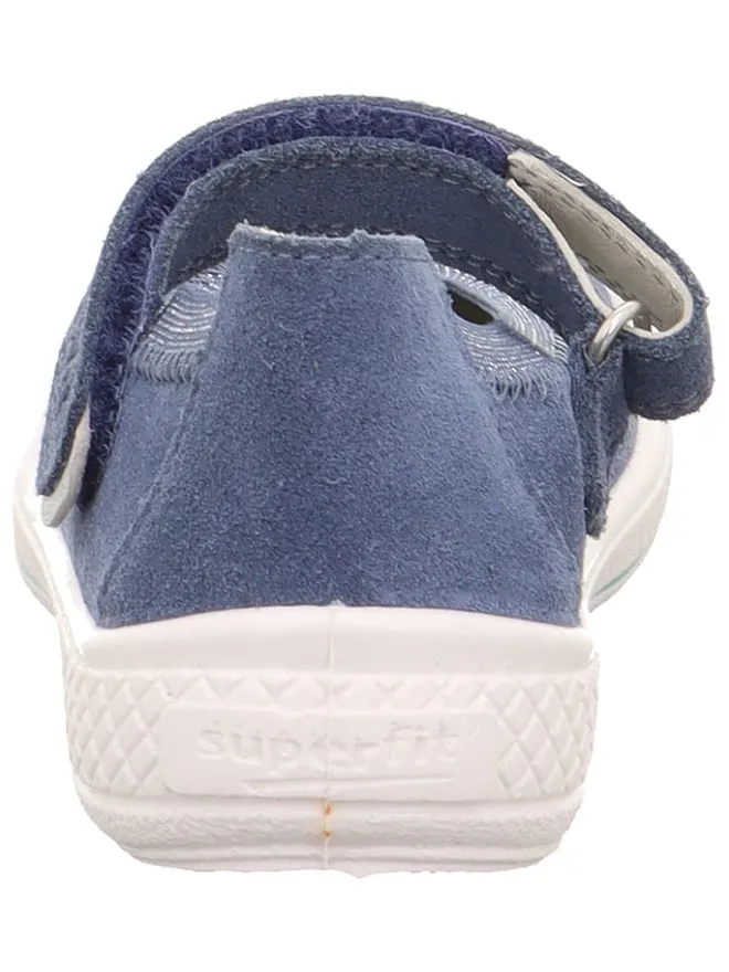 superfit Ballerinas^Leder-Hausschuhe "Tensy" in Blau