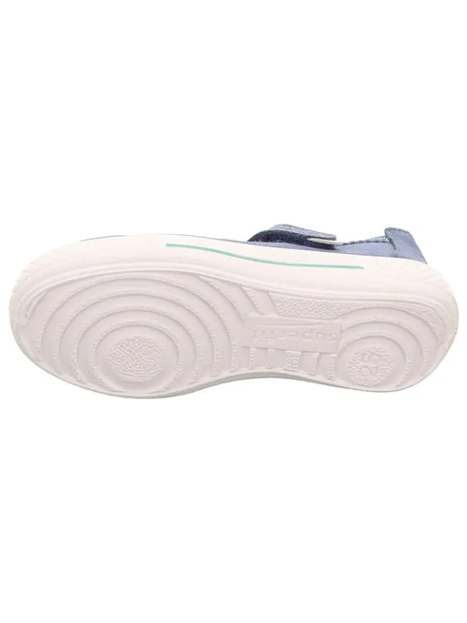 superfit Ballerinas^Leder-Hausschuhe "Tensy" in Blau