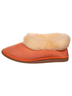 Leder-Hüttenschuhe "Gisi" in Orange>kitz pichler Outlet