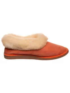 Leder-Hüttenschuhe "Gisi" in Orange>kitz pichler Outlet