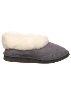 Leder-Hüttenschuhe "Gisi" in Grau>kitz pichler