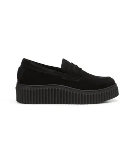 Leder-Keilmokassins in Schwarz>Marc O'Polo Shoes Outlet