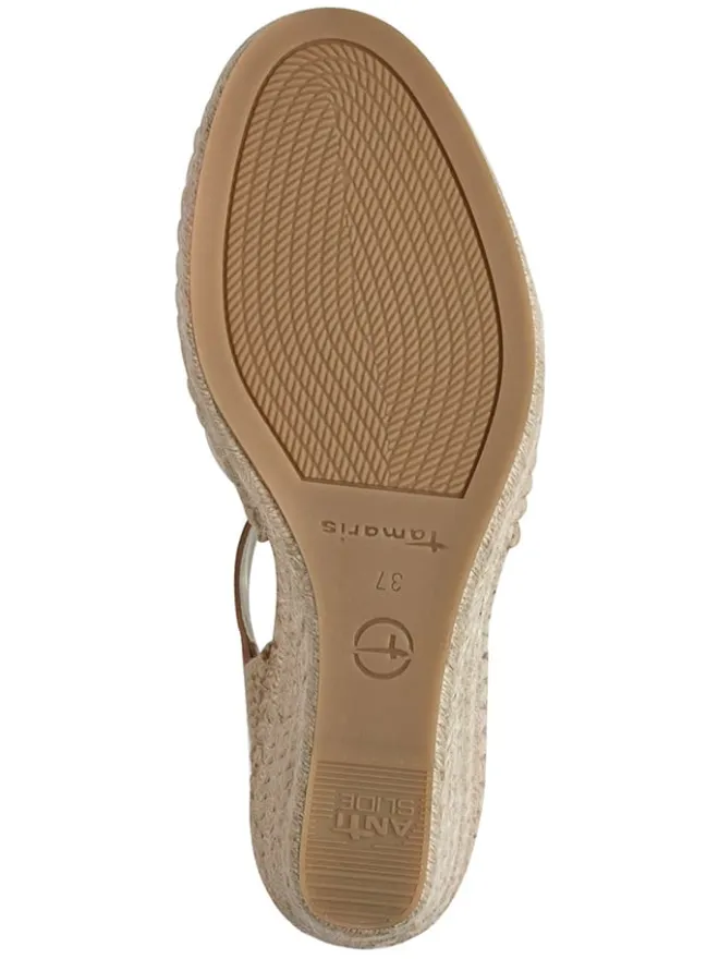 Leder-Keilpumps in Beige>Tamaris Discount