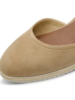 Tamaris Pumps^Leder-Keilpumps in Beige