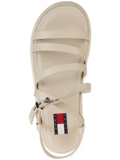 Tommy Hilfiger Sandalen^Leder-Keilsandaletten in Creme