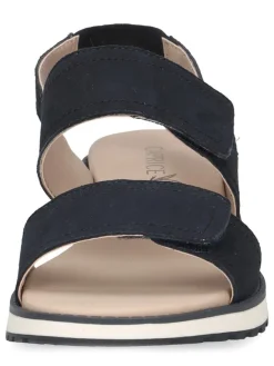 Caprice Sandalen^Leder-Keilsandaletten in Dunkelblau