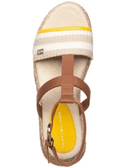 Tommy Hilfiger Shoes Sandalen^Leder-Keilsandaletten in Hellbraun