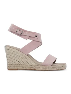 Ilse Jacobsen Sandalen^Leder-Keilsandaletten in Rosa