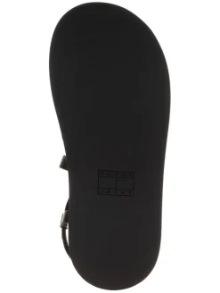 Leder-Keilsandaletten in Schwarz><noscript><img width=