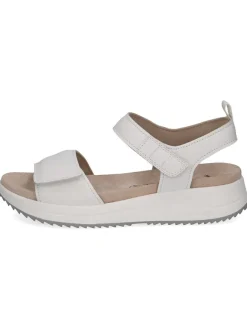 Caprice Sandalen^Leder-Keilsandaletten in Weiß