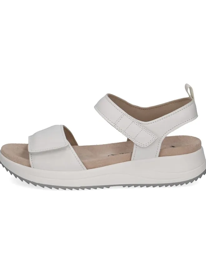 Caprice Sandalen^Leder-Keilsandaletten in Weiß