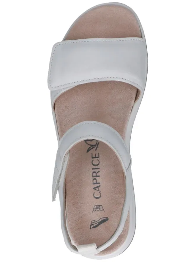 Caprice Sandalen^Leder-Keilsandaletten in Weiß