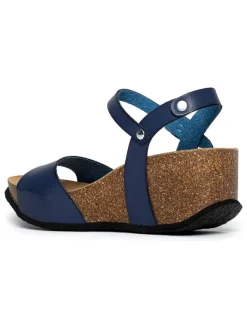 Sunbay Sandalen^Leder-Keilsandaletten 