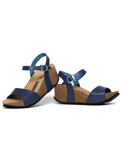 Sunbay Sandalen^Leder-Keilsandaletten 