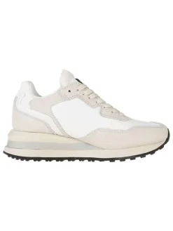 Pepe Jeans FOOTWEAR Sneakers^Leder-Keilsneakers in Weiß/ Beige