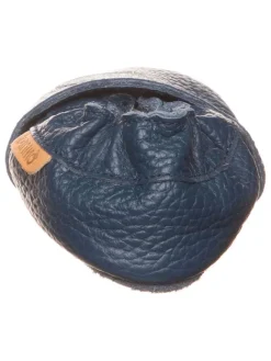 Leder-Krabbelschuhe in Dunkelblau><noscript><img width=