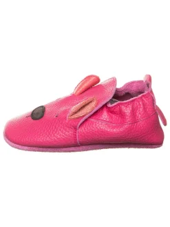 lamino Krabbelschuhe^Leder-Krabbelschuhe in Pink