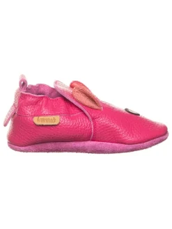 lamino Krabbelschuhe^Leder-Krabbelschuhe in Pink