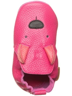 lamino Krabbelschuhe^Leder-Krabbelschuhe in Pink