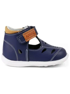 KAVAT Lauflernschuhe^Leder-Lauflernschuhe "Backe XC" in Blau