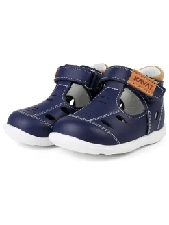 KAVAT Lauflernschuhe^Leder-Lauflernschuhe "Backe XC" in Blau