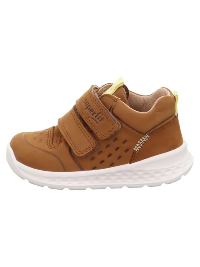 superfit Halbschuhe·Slipper^Leder-Lauflernschuhe "Breeze" in Hellbraun