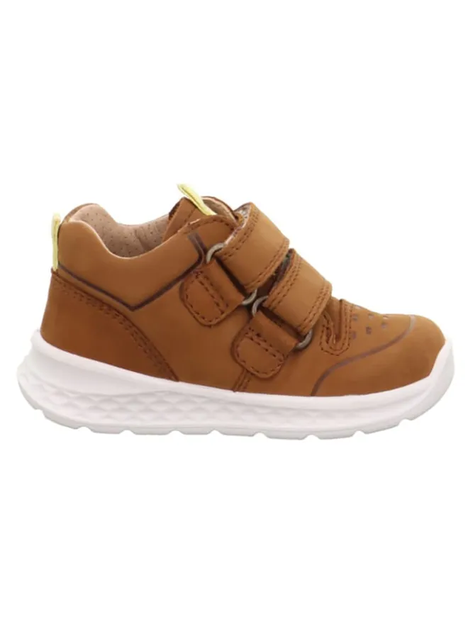 superfit Halbschuhe·Slipper^Leder-Lauflernschuhe "Breeze" in Hellbraun