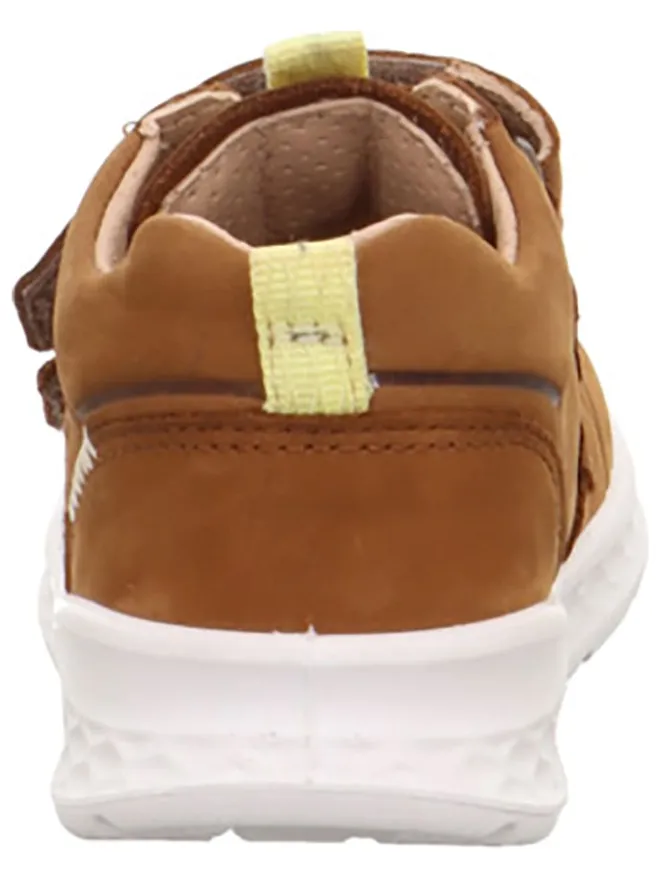 superfit Halbschuhe·Slipper^Leder-Lauflernschuhe "Breeze" in Hellbraun