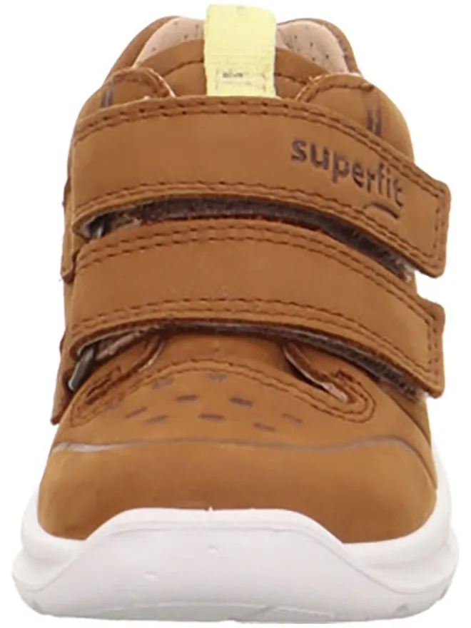 superfit Halbschuhe·Slipper^Leder-Lauflernschuhe "Breeze" in Hellbraun