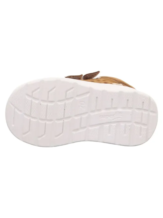 superfit Halbschuhe·Slipper^Leder-Lauflernschuhe "Breeze" in Hellbraun