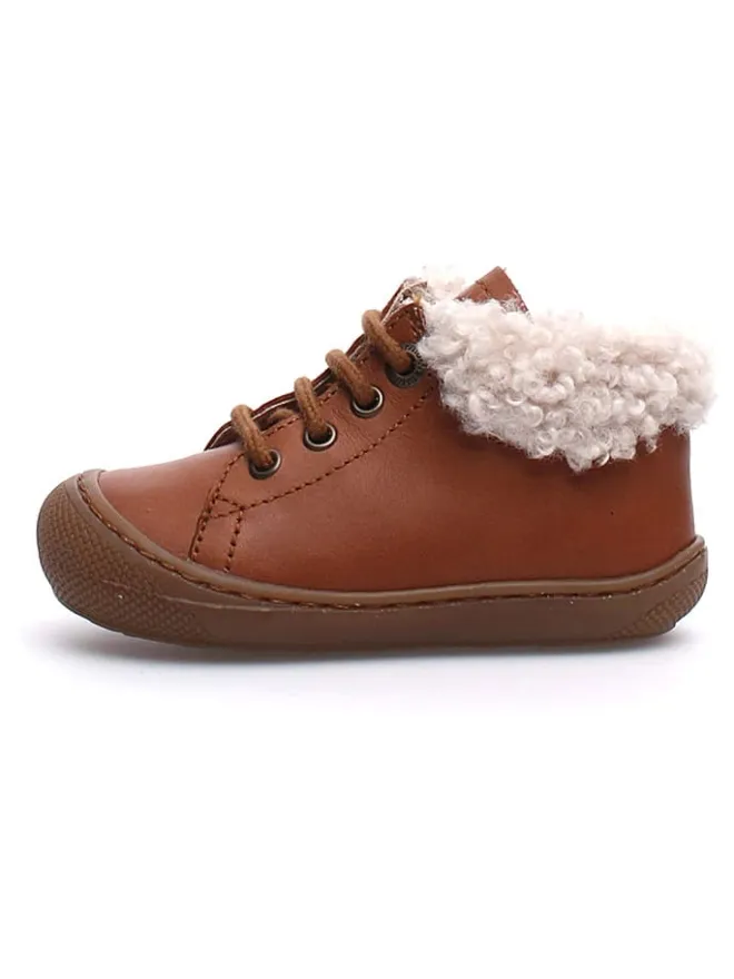 Naturino Lauflernschuhe^Leder-Lauflernschuhe "Coco" in Braun