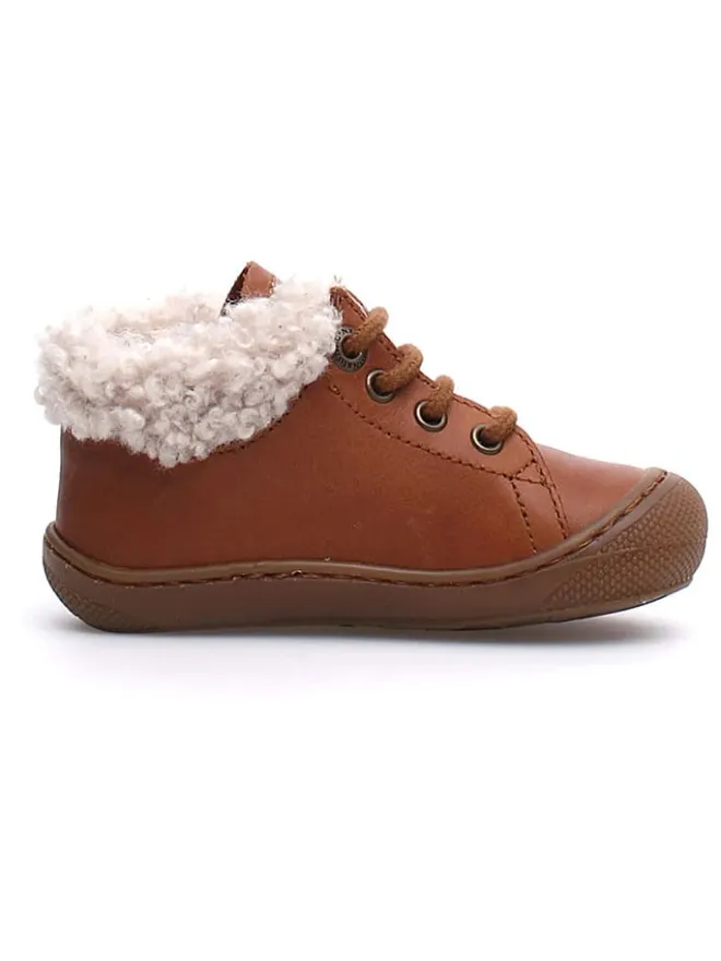 Naturino Lauflernschuhe^Leder-Lauflernschuhe "Coco" in Braun