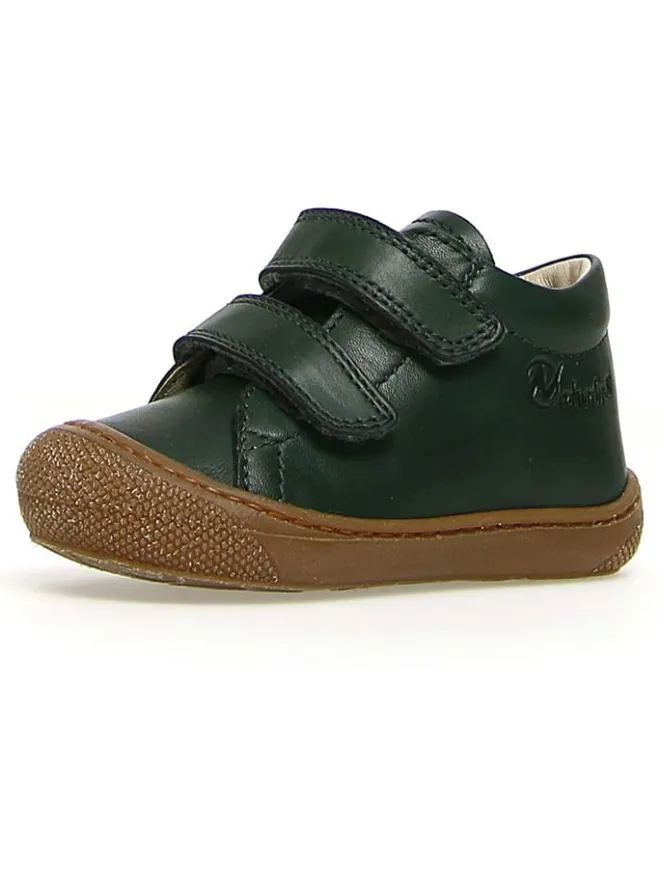Naturino Lauflernschuhe^Leder-Lauflernschuhe "Cocoon" in Dunkelgrün