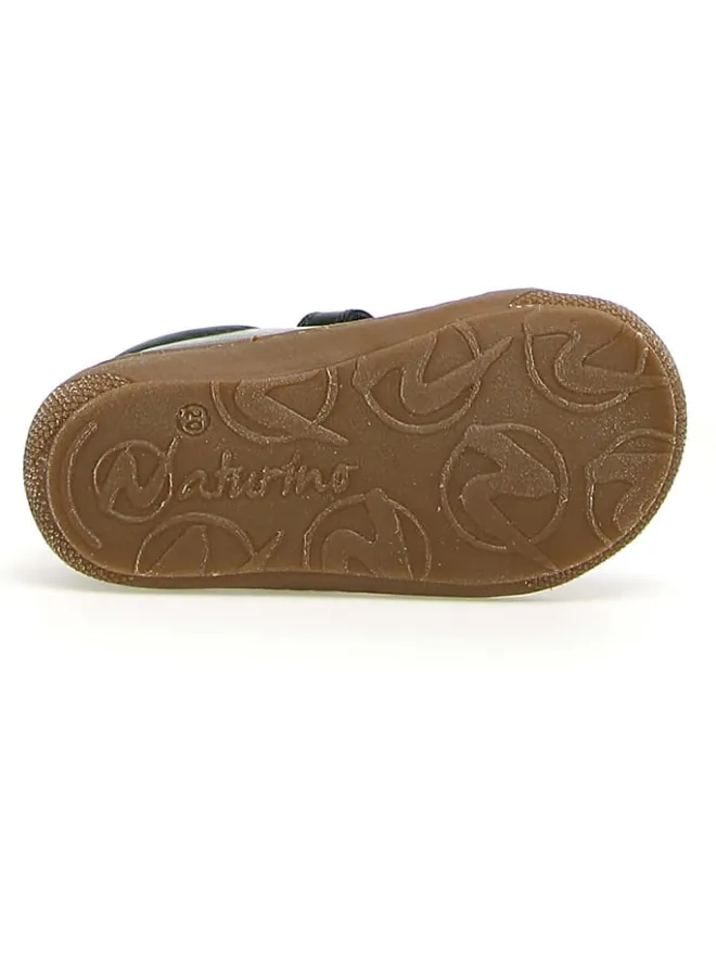 Naturino Lauflernschuhe^Leder-Lauflernschuhe "Cocoon" in Dunkelgrün