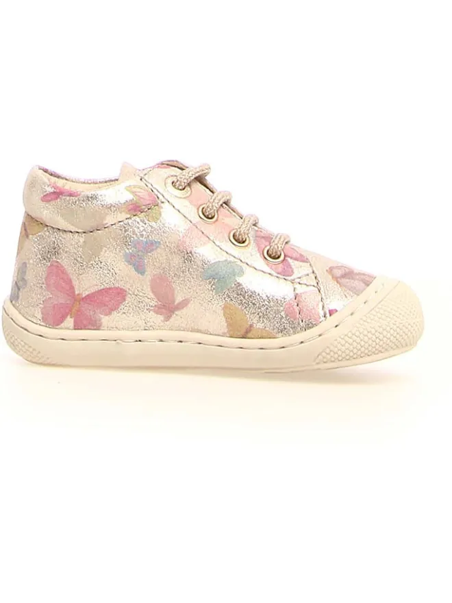 Leder-Lauflernschuhe "Cocoon" in Gold>Naturino Sale