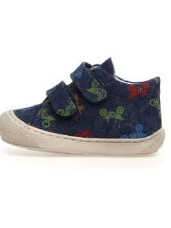 Leder-Lauflernschuhe "Cocoon" in Dunkelblau>Naturino Clearance